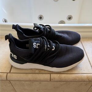 adidas Black and White Athletic Shoes